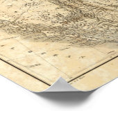 Nordamerikanische Karte Poster (Ecke)