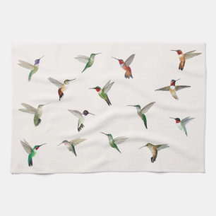 Nordamerikanische Kolibris Geschirrtuch