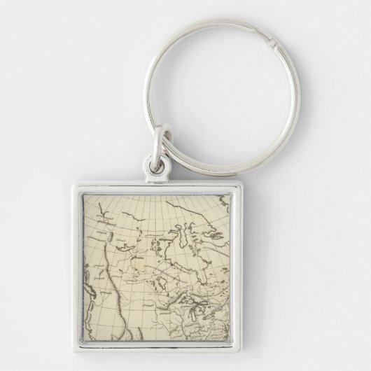 Nordamerikanische Kontur Schlüsselanhänger (Vorne)