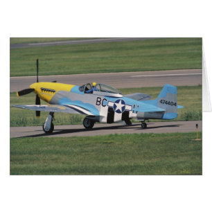 Nordamerikanische P-51 D Dazzling Donna auf der