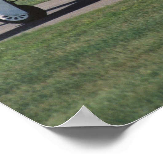 Nordamerikanische P-51 D Dazzling Donna auf der Poster (Ecke)