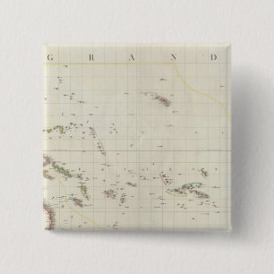 Nordamerikanische Pazifikkarte Button