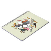 Nordamerikanische Stelzvögel Notizblock (Linke Seite)