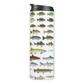 Nordamerikanische Süßwasserfischgruppe Thermosbecher (Nach rechts gedreht)