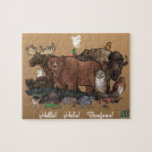 Nordamerikanische Tiere - Puzzle (Horizontal)