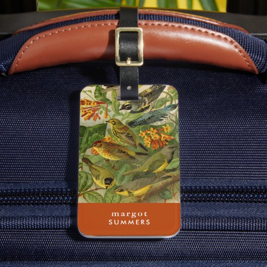 Nordamerikanische Vögel | Gustav Mü tzel Gepäckma Gepäckanhänger (Vorderseite Insitu 2)