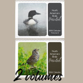 Nordamerikanische Vogelmalerei Backyard Vogelbeoba Kalender