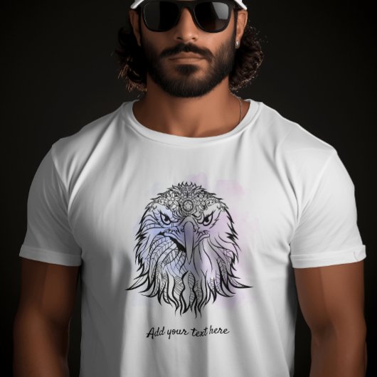 Nordamerikanischer Adler Art | Blue Lila Unisex T-Shirt