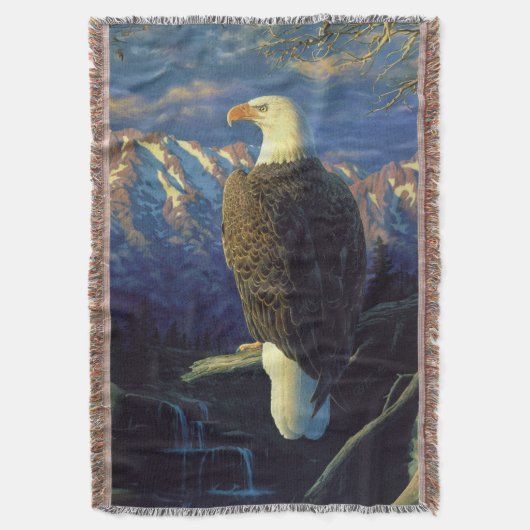 Nordamerikanischer Adler Decke (Vorderseite Vertikal)