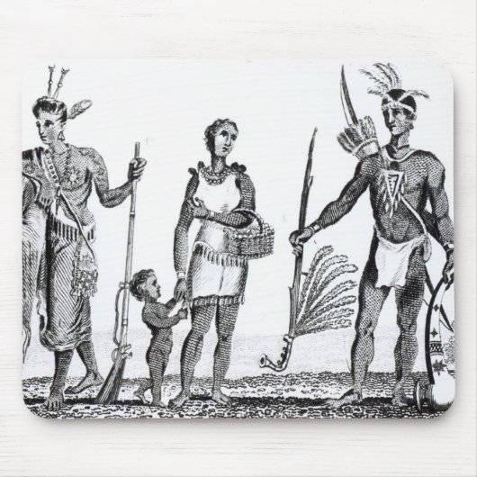 Nordamerikanischer amerikanischer Ureinwohner Mousepad (Vorne)