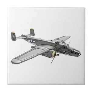 Nordamerikanischer B-25 Mitchell Bomber Fliese