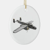 Nordamerikanischer B-25 Mitchell Bomber Keramikornament (Rechts)