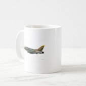Nordamerikanischer F-100 Supersabre 41851 Kaffeetasse (Vorderseite Links)