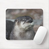Nordamerikanischer Fluss-Otter Mousepad (Mit Mouse)