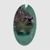 Nordamerikanischer Fluss-Otter Ornament (Vorderseite)