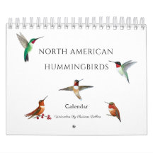 Nordamerikanischer Hummingbirds Calendar