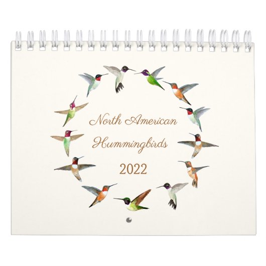 Nordamerikanischer Hummingbirds Calendar Kalender (Titelbild)