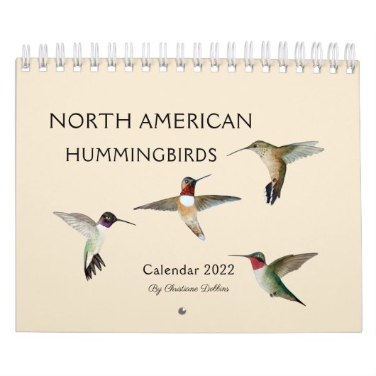 Nordamerikanischer Hummingbirds Calendar Kalender (Titelbild)
