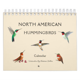 Nordamerikanischer Hummingbirds Calendar Kalender