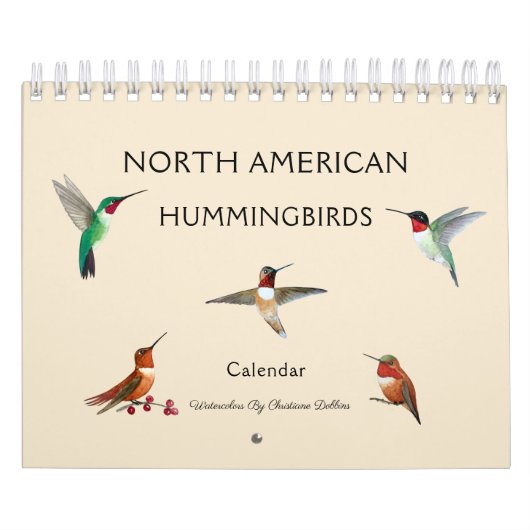 Nordamerikanischer Hummingbirds Calendar Kalender (Titelbild)