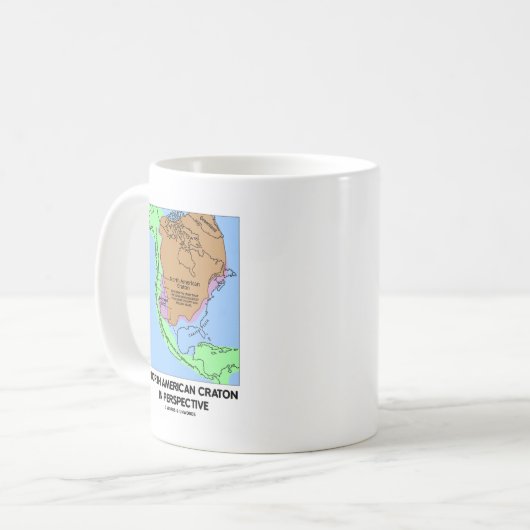 Nordamerikanischer Kraton Kaffeetasse (Vorderseite Links)