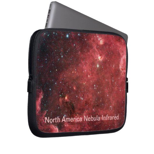 Nordamerikanischer Nebel Infrarot Laptopschutzhülle (Vorne Rechts)