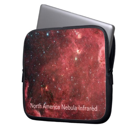 Nordamerikanischer Nebel Infrarot Laptopschutzhülle (Vorderseite Links)