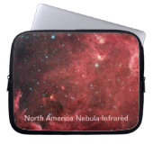 Nordamerikanischer Nebel Infrarot Laptopschutzhülle (Vorderseite)