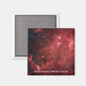 Nordamerikanischer Nebel Infrarot Magnet (Vorderseite/Rückseite)