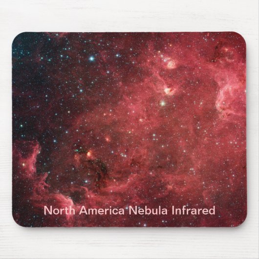 Nordamerikanischer Nebel Infrarot Mousepad (Vorne)