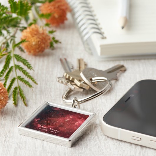 Nordamerikanischer Nebel Infrarot Schlüsselanhänger (Seite)