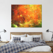 Nordamerikanischer Nebel Leinwanddruck (Insitu (Schlafzimmer))