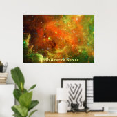 Nordamerikanischer Nebel Poster (Heimbüro)