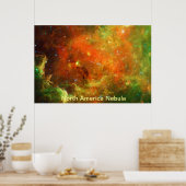 Nordamerikanischer Nebel Poster (Küche)