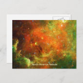 Nordamerikanischer Nebel Postkarte (Vorne/Hinten)