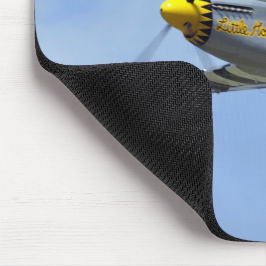 Nordamerikanischer P-51D Mustang, kleines Pferd Mousepad (Ecke)