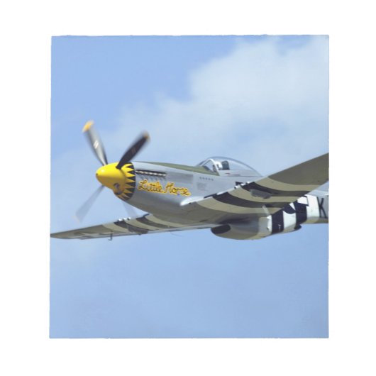 Nordamerikanischer P-51D Mustang, Kleines Pferd Notizblock (Vorderseite)