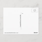 Nordamerikanischer P-51D Mustang Postkarte (Rückseite)