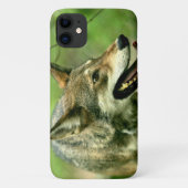 Nordamerikanischer Sly Red Wolf Case-Mate iPhone Hülle (Rückseite)