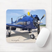 Nordamerikanischer T28 Trojan Navy Flugzeug Mouse  Mousepad (Mit Mouse)