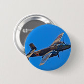 Nordamerikanisches B-25 Mitchel Button (Vorne & Hinten)