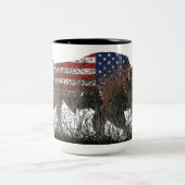 Nordamerikanisches Buffalo Zweifarbige Tasse (Mittel)