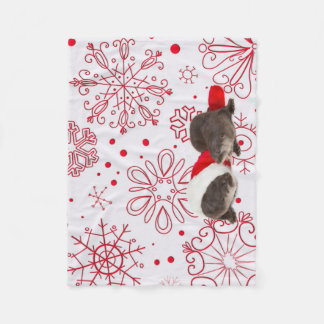 Nordamerikanisches Flussotter Weihnachten Fleecedecke