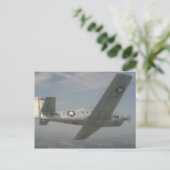 Nordamerikanisches Trojan T-28 Postkarte (Stehend Vorderseite)