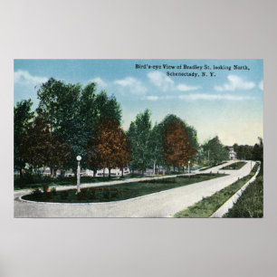 Nordansicht der Bradley Street Poster