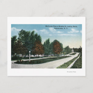 Nordansicht der Bradley Street Postkarte