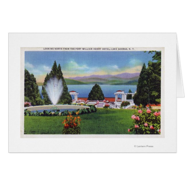 Nordansicht des Sees von Ft. William Henry (Vorderseite (Horizontal))