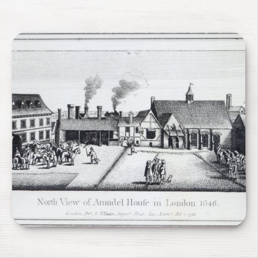 Nordansicht von Arundel-Haus in London Mousepad (Vorne)