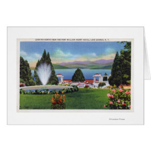 Nordansicht von See von Fort William Henry