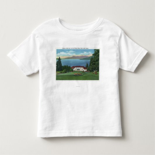 Nordansicht von See von Ft William Henry Kleinkind T-shirt (Vorderseite)